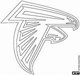 Coloring Pages Falcons Atlanta Printable Nfl Color Logos Team Getcolorings Print Search sketch template