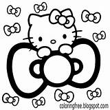 Ribbon Charming Kitten sketch template