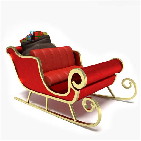 model santa  sleigh