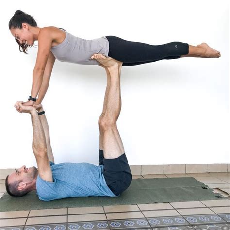 person beginner yoga poses acro contortion yogatrail lavina handstand