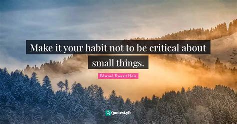 habit    critical  small  quote