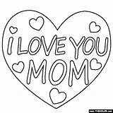Coloring Mom Pages Print Sheets Mothers Heart Mother Well Color Colouring Mommy Kids Printable Soon Happy Mum Template Thecolor Hearts sketch template
