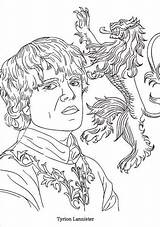 Thrones Coloring Game Pages Colouring Book Adult Sheets Books Tyrion рисунки Grown Ups Targaryen Da раскраски игра престолов Color Daenerys sketch template