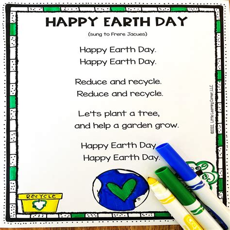 earth day poems  kids  learning corner