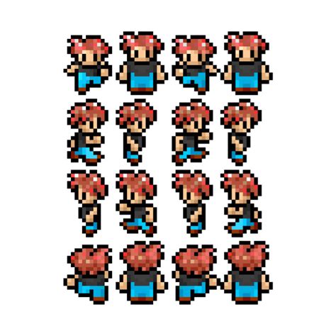 Limited Edition Exclusive Retro Character Sprite Sheet