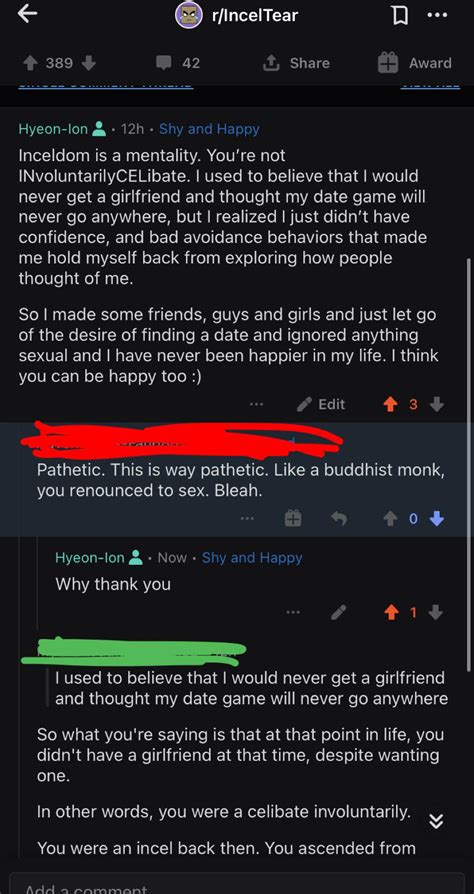 What You Never Had Sex And You’re Happy Inceltear