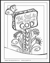 Coloring Color Pages Peace Zenspirations Printable Verse Bible Still Psalm God Know Am Sheets Adult Colouring Jesus Adults Matthew Christian sketch template