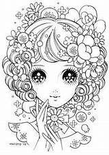 Coloring Pages Colouring Adult Anime Makoto Takahashi манги Books художник работ часть Sheets Printable Flowers Book Stamps Para ぬりえ Colorear sketch template