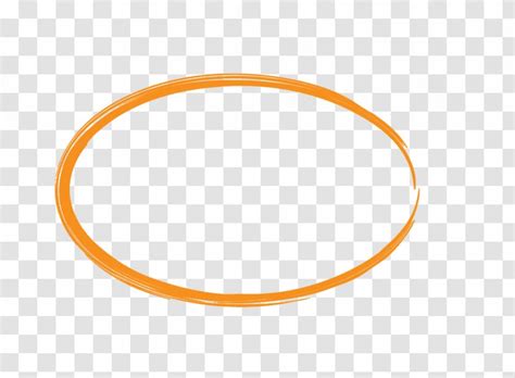 circle area pattern orange oval border transparent png