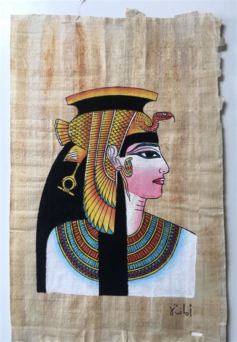 Queen Cleopatra Egyptian Art Caravan