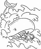 Jonah Whale Coloring Pages Swallowed Great Blimp Body Printable Color Bible Netart Getdrawings Getcolorings Goodyear Print Cartoon sketch template