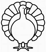 Clipart Thanksgiving Happy Library Turkey sketch template