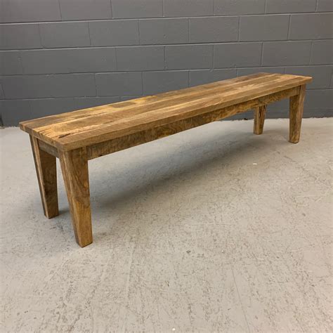 wood bench  tapered leg nadeau nashville