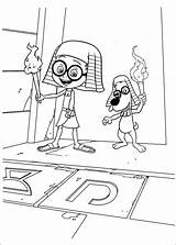 Peabody Sherman Mr Coloring Pages Books Last sketch template