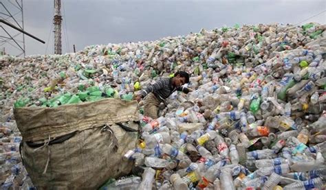 billions  tons  plastic waste  piling