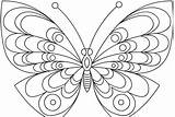 Schmetterlinge Dekoking Malen sketch template