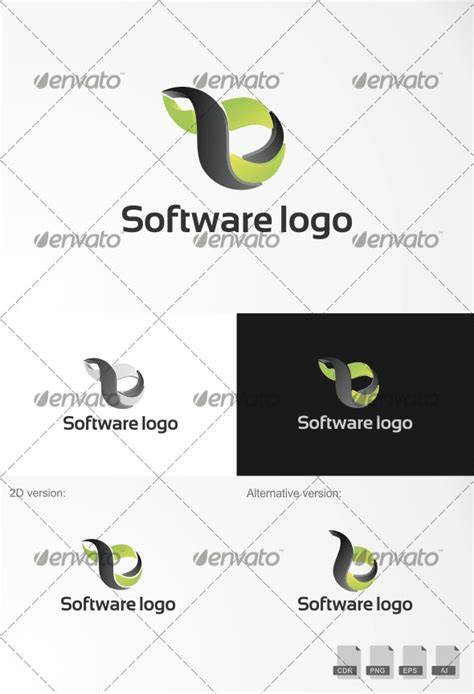 software logo  wind graphicriver