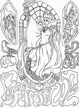 Maleficent Coloringpages Marvelous Malefica Azcoloring Birijus Xcolorings Blancanieves Madrastra Mandalas Designg sketch template