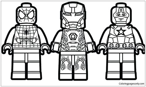 avengers infinity war cover coloring page marvel lego superheroes