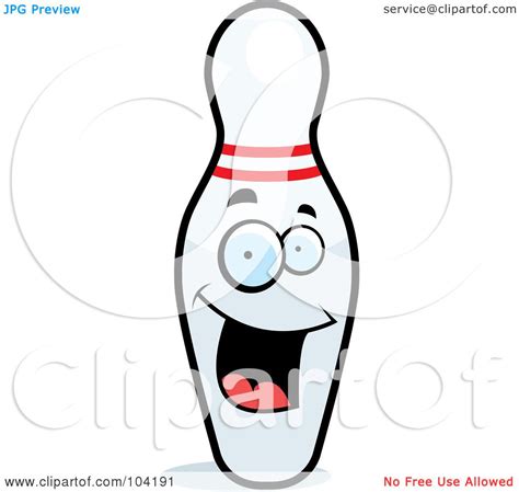 Royalty Free Rf Clipart Illustration Of A Happy Bowling