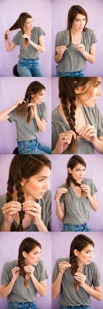 mermaid tail braid tutorial hair styles five minute