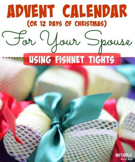 advent calendar 12 days of christmas for your spouse