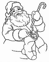 Claus Santa Cane Sock Candy Put Into Coloring Pages sketch template