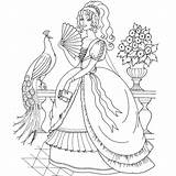Princess Coloring Pages Disney Pretty Pdf Drawing Colouring Kids Printable Princesses Dresses Characters Baby Realistic Library Clipart Getcolorings Babies Getdrawings sketch template
