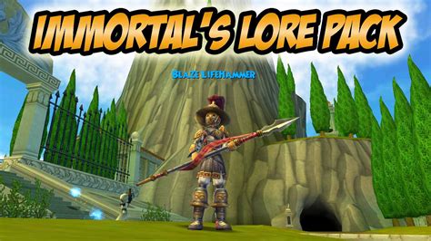 wizard101 immortal s lore pack opening wizard101