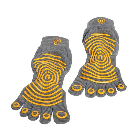 natural fitness yoga  slip grip socks  individual toe sleeves  pairs