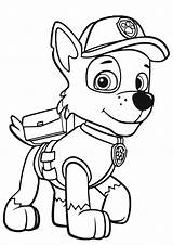 Coloring Patrol Pages Paw Characters Getdrawings sketch template
