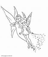 Coloring Pages Fairy Clarion Printable Tinker Bell Disney sketch template