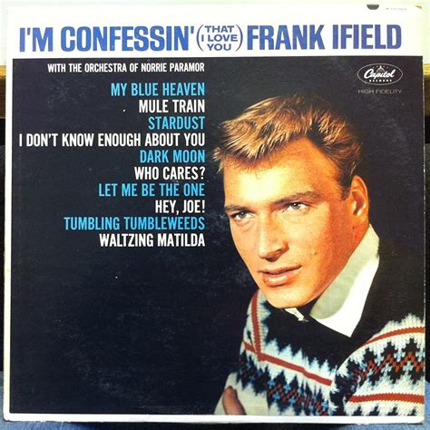 frank ifield frank ifield im confessin   love  vinyl record