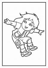 Coloring Pages Diego Dora Alicia Homepage Back Marquez sketch template