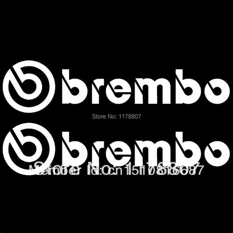 wholesale brembo brakes logo    set   vinyl decal sticker emblem car window bbk