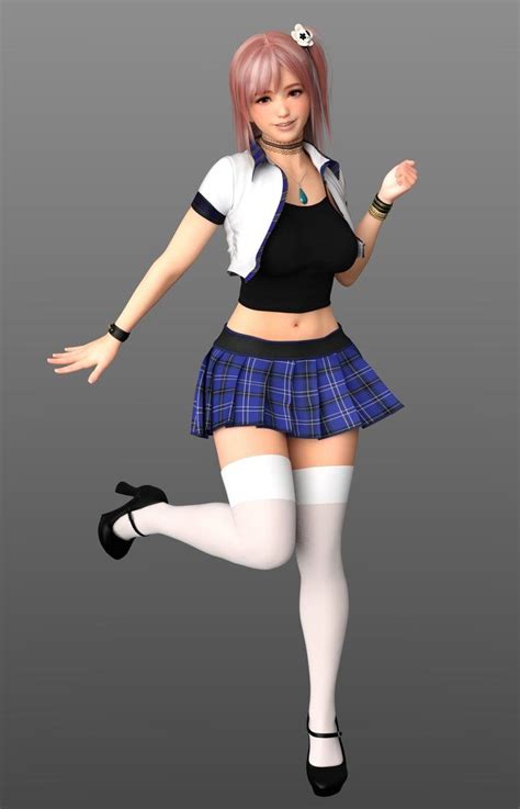 dead or alive 6 honoka concept by necriseye sexy girls school girl