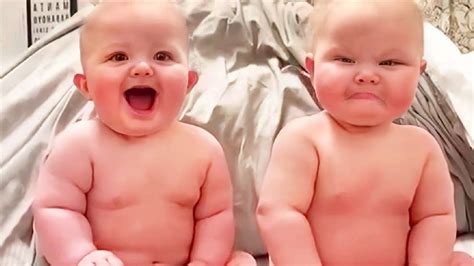 funny twin babies funniest home  youtube