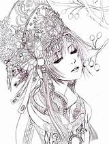 Coloring Pages Adult Jiuge Deviantart Kiss Adults Spring Books People Book Colouring Fairy Choose Board Color Drawing Volwassenen Voor Kleuren sketch template