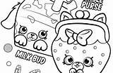 Lips Coloring Lippy Pages Shopkins Getdrawings sketch template
