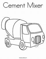 Coloring Cement Truck Mixer Pages Printable Colouring Popular Getcolorings Coloringhome Getdrawings Library Clipart Twistynoodle sketch template