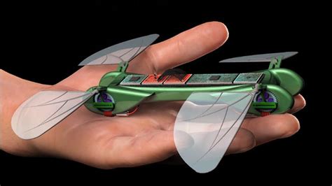 techjects dragonfly micro uav flies   bird  hovers   insect futuristic