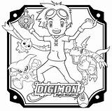Digimon Coloring Pages Picgifs Tv Animated Anime Tamers Adult Series sketch template