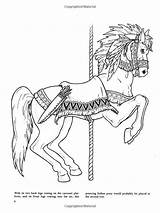 Coloring Pages Horse Carousel Merry Round Go Printable Adult Colouring Sheets Books Kids Print Abc Animals Book Animal Discover Visit sketch template