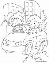 Coloring Drive Car Pages Kids Go Lets Color Long Cartoon Bestcoloringpages Cattle Ambulance Cars Easy Getdrawings Popular sketch template