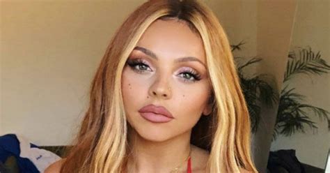 Jesy Nelson Champions Jessica Rabbit Curves In Sheer Red