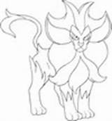 Pokemon Pyroar Coloring Pages sketch template