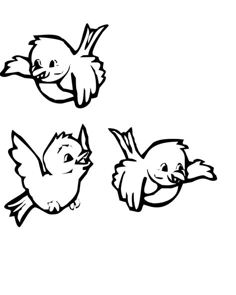 birds coloring pages getcoloringpagescom