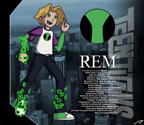 teen titans character profile rem by superherogeek13 on