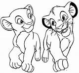 Coloring Pages Nala Lion King Az Simba Popular sketch template