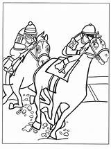 Coloring Pages Paarden Horse Horses Kleurplaten Racing Kids Malvorlagen Derby Kleurplaat Animated Paard Pferde Sheets Seabiscuit Ginormasource Kentucky Coloringpages1001 Rennen sketch template